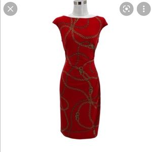 Ralph Lauren chain print dress